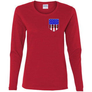 American Off-Road 2-sided print G540L Ladies' Cotton LS T-Shirt