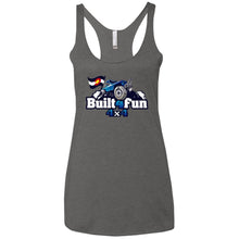 Built4Fun blue NL6733 Next Level Ladies' Triblend Racerback Tank