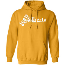 Jeep Alberta white logo G185 Gildan Pullover Hoodie 8 oz.