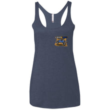 B&B Motorsports 2-sided print (Team Indiana back) NL6733 Next Level Ladies' Triblend Racerback Tank