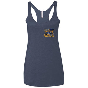 B&B Motorsports 2-sided print (Team Indiana back) NL6733 Next Level Ladies' Triblend Racerback Tank