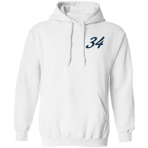 Yeti Motorsports blue logo 2-sided print G185 Gildan Pullover Hoodie 8 oz.