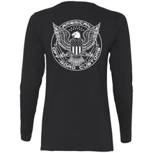 AmericanOffroadCustoms Horizontal white G540L Ladies' Cotton LS T-Shirt