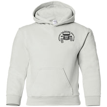 ASJC black logo 2-sided print G185B Gildan Youth Pullover Hoodie
