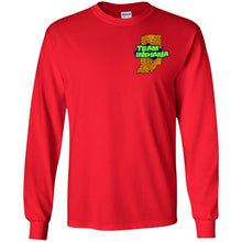 B&BM Team Indiana front 2-sided print G240B Gildan Youth LS T-Shirt
