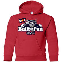 Built4Fun grey G185B Gildan Youth Pullover Hoodie