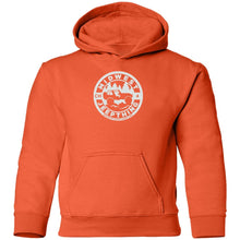 MWJT CH white logo G185B Youth Pullover Hoodie