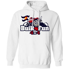 Built4Fun red G185 Gildan Pullover Hoodie 8 oz.