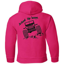 Juiced Up Jeeps G185B Gildan Youth Pullover Hoodie
