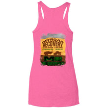 Moab Motorsports 2-sided print w/Trailmater back NL6733 Next Level Ladies' Triblend Racerback Tank