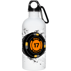 Black 17 23663 20 oz. Stainless Steel Water Bottle