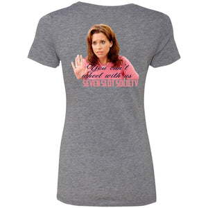 S7S You Can't Wheel With Us 2-sided print NL6710 Ladies' Triblend T-Shirt