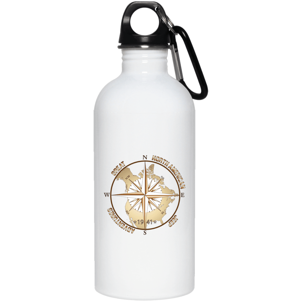 GNAJA 23663 20 oz. Stainless Steel Water Bottle