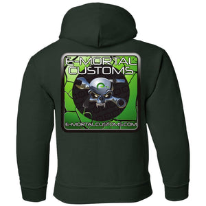 E-Mortal 2-sided print G185B Gildan Youth Pullover Hoodie