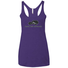Black Jeep Battalion NL6733 Next Level Ladies' Triblend Racerback Tank