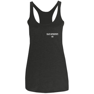 Sharp Motorsports 2-sided print NL6733 Next Level Ladies' Triblend Racerback Tank