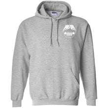 ASJC 2-sided print with Freedom flag on back G185 Gildan Pullover Hoodie 8 oz.