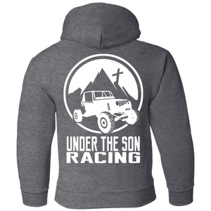 Under The Son Racing 2-sided print G185B Gildan Youth Pullover Hoodie