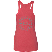 FOJ 2-sided print NL6733 Next Level Ladies' Triblend Racerback Tank
