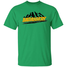 John's 4x4 BADASSERY Mountains 2-sided print G500 Gildan 5.3 oz. T-Shirt