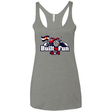 Built4Fun red NL6733 Next Level Ladies' Triblend Racerback Tank