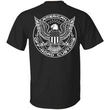 American Offroad Customs Horizontal white 2-sided print G500 5.3 oz. T-Shirt