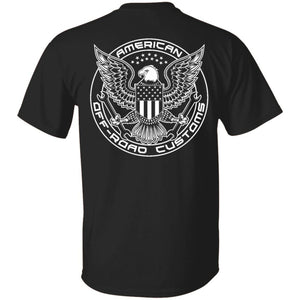 American Offroad Customs Horizontal white 2-sided print G500 5.3 oz. T-Shirt