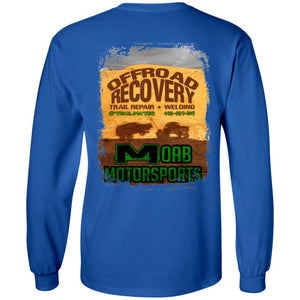Moab Motorsports 2-sided print G240 LS Ultra Cotton T-Shirt