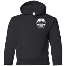 ASJC 2-sided print with Freedom flag on back G185B Gildan Youth Pullover Hoodie