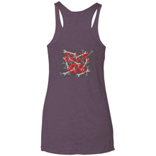 D.I.Y. 4x4 2-sided print NL6733 Next Level Ladies' Triblend Racerback Tank