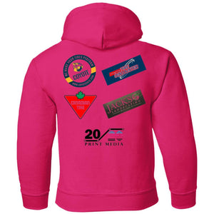 Dale Racing 2-sided print G185B Gildan Youth Pullover Hoodie