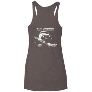 Sharp Motorsports 2-sided print NL6733 Next Level Ladies' Triblend Racerback Tank