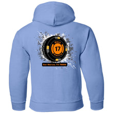 Black 17 2-sided print G185B Gildan Youth Pullover Hoodie