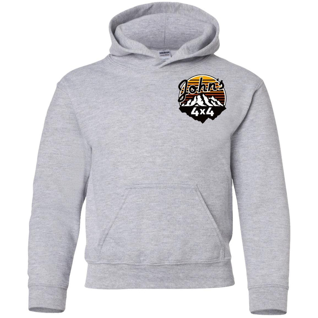 John's 4x4 2-sided print G185B Gildan Youth Pullover Hoodie