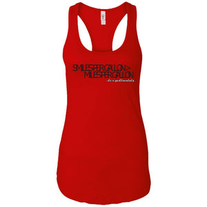 JeepDaddy Smiles Per Gallon > Miles Per Gallon Ladies' Ideal Racerback Tank