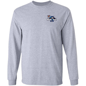 Built4Fun blue 2-sided print G240 Gildan LS Ultra Cotton T-Shirt