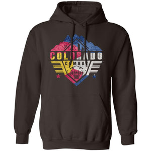 Colorado Combat Jeepers CO Flag G185 Gildan Pullover Hoodie 8 oz.