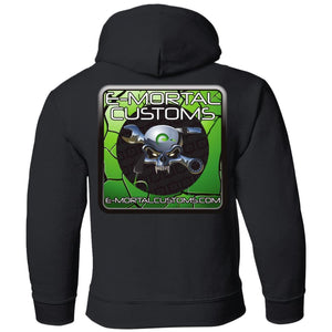 E-Mortal 2-sided print G185B Gildan Youth Pullover Hoodie