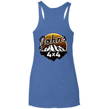 John's 4x4 2-sided print NL6733 Next Level Ladies' Triblend Racerback Tank