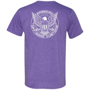 AORC Vertical white 2-sided print 982 Men's Printed V-Neck T-Shirt