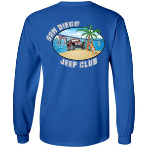SDJC 2-sided print G240 Gildan LS Ultra Cotton T-Shirt