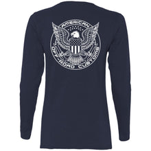 AmericanOffroadCustoms Horizontal white G540L Ladies' Cotton LS T-Shirt