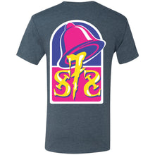 S7S white logo Taco 2-sided print NL6010 Men's Triblend T-Shirt