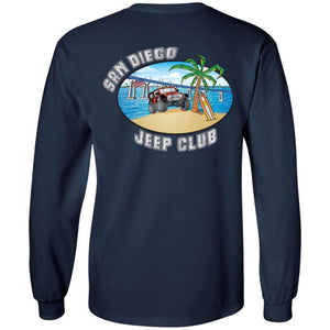 SDJC 2-sided print G240 Gildan LS Ultra Cotton T-Shirt