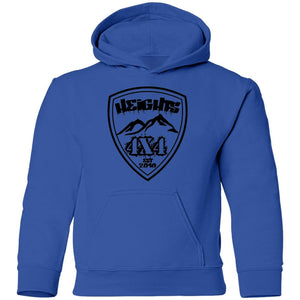 Heights 4x4 crest G185B Gildan Youth Pullover Hoodie