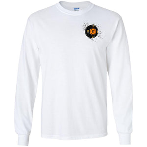 Black 17 2-sided print G240B Gildan Youth LS T-Shirt