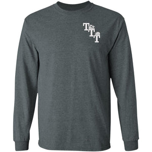 Jeep Paparazzi gray 2-sided print G240 LS Ultra Cotton T-Shirt