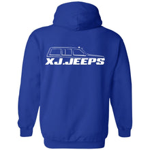 XJ Jeeps 2-sided print G185 Gildan Pullover Hoodie 8 oz.