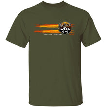 John's 4x4 tread print logo 2-sided print G500 5.3 oz. T-Shirt