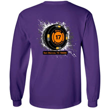Black 17 2-sided print G240B Gildan Youth LS T-Shirt